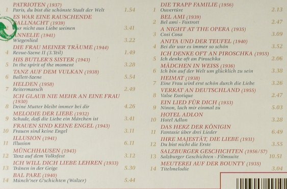 V.A.Großen Deutschen Filmmelodien: Kölner Rundfunk Orch.,, FS-New, Capriccio/WDR(), D,BoxSet, 1997 - 2CD - 94227 - 10,00 Euro