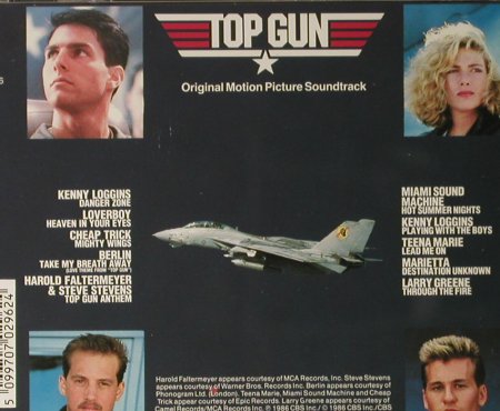 Top Gun: Original Soundtrack, CBS(70296), A, 1986 - CD - 94993 - 10,00 Euro