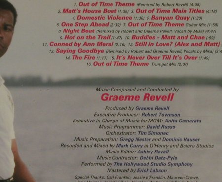 Out of Time: 16 Tr. By Graeme Revell, Varese(VSD-6514), D, 2003 - CD - 95507 - 10,00 Euro
