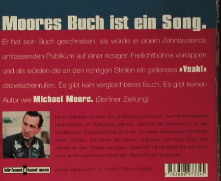 Stupid White Men: Peter Lohmeyer liest Michel Moore, Hörkunst(), ,  - 2CD - 97858 - 5,00 Euro