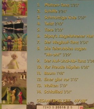 Teletubbies: Sing und Tanz mit uns, EMI/BBC(20516 2), EU, 1999 - CD - 99601 - 5,00 Euro