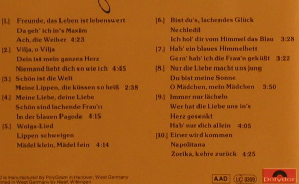 Last,James: Happy Lehar, Polydor(821 609-2), D,  - CD - 82041 - 6,00 Euro