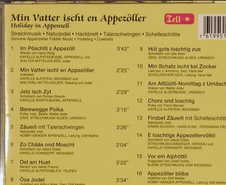 V.A.Holiday in Appenzell: Min Vatter ischt en Appezöller, Tell(), , 1995 - CD - 83960 - 7,50 Euro