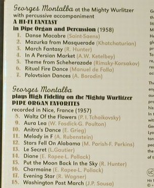 Montalba,Georges: Pipe Organ Favor.& Fantasy..Digi, Hit Thing4(), D, 2001 - CD - 83974 - 7,50 Euro