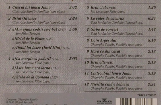 Zamfir,George: Flute de pan et reveries, BMG(), EC, 1995 - CD - 84104 - 7,50 Euro