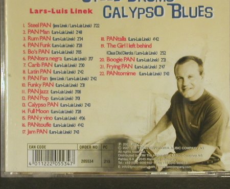 Linek,Lars-Luis: Steel Drums-Calypso Blues, TIM(), D, 2001 - CD - 84182 - 6,00 Euro