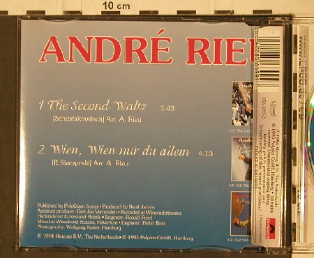 Rieu,Andre: The Second Waltz/Wien,Wien nur..., Polydor(), D, 94 - CD5inch - 90639 - 4,00 Euro