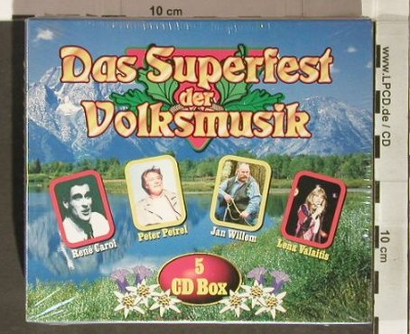 V.A.Das Superfest der Volksmusik: Box Set, FS-New, MSE/SPV(), D,  - 5CD - 92262 - 9,00 Euro
