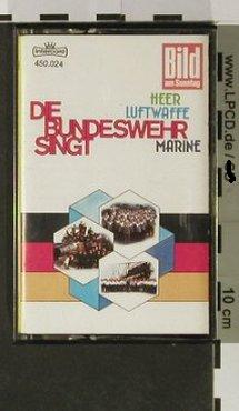 V.A.Die Bundeswehr singt: Heer, Luftwaffe, Marine, Intercord(450.024), D,  - MC - 92783 - 3,00 Euro
