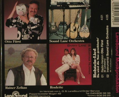 V.A.Holstein-Lied: Da wird die Sau geschlacht', 4Tr., Lane Sound(), D, 1994 - CD5inch - 97575 - 2,50 Euro