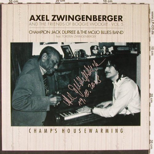 Zwingenberger,Axel & Friends o.Boog: Champ's Housewarming,sign., Vagabond(VRLP 8.88014), D,vg+/m-, 1988 - LP - E5095 - 15,00 Euro