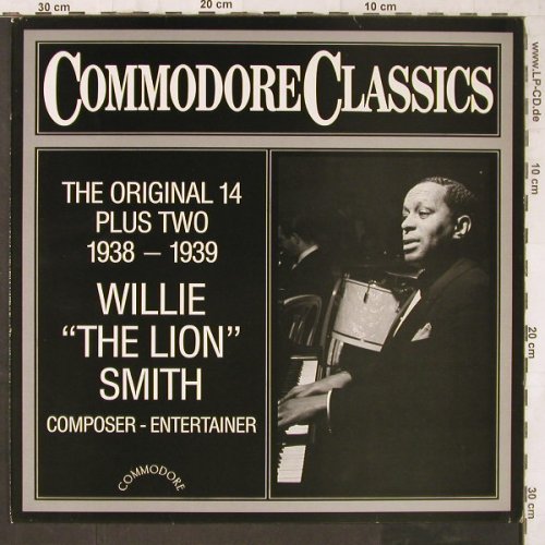 Willie"The Lion"Smith: The Original 14 Plus Two, Commodore(6.25491 AG), D, 1983 - LP - E6520 - 6,00 Euro