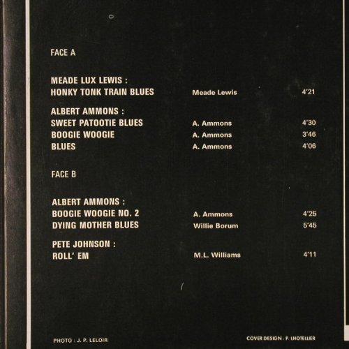 V.A.The Jazz Piano 1938: Meade Lux Lewis,A.Ammons..., Ris(RIS J 3105), I, 1975 - LP - E6917 - 5,00 Euro