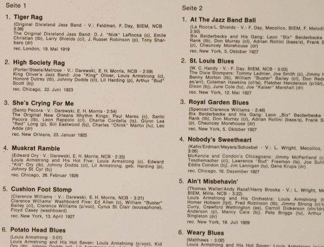 V.A.Original Oldtime: Dixieland Jass B...Armstrong, DSC(E 046), D,  - LP - E7545 - 5,00 Euro