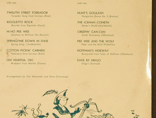 Pee Wee Hunt: The Classics Ala Dixie, vg+/vg+, Capitol(T 846), US,  - LP - H2056 - 4,00 Euro