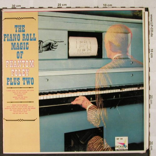 Phantom Foley Plus Two: The Piano Roll Magic of, vg+/m-, Design(DLP-139), US,  - LP - H2960 - 5,00 Euro