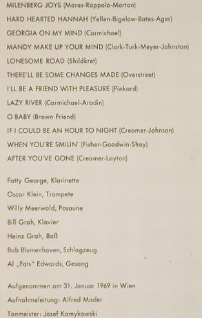 Fatty George: Fatty 69, Preiser Records(C 062-91 269), D,  - LP - H3515 - 5,50 Euro