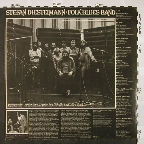 Diestelmann,Stefan: Folk Blues Band, Amiga(8 55 633), DDR, 1978 - LP - H4051 - 6,50 Euro