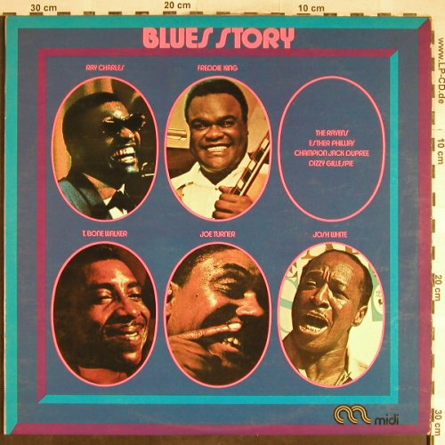 V.A.Blues Story: 20 Tr.,Foc, vg+/m-, Midi, Musterplatte(MID 68 005), D, 1972 - 2LP - H6501 - 7,50 Euro