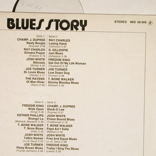 V.A.Blues Story: 20 Tr.,Foc, vg+/m-, Midi, Musterplatte(MID 68 005), D, 1972 - 2LP - H6501 - 7,50 Euro