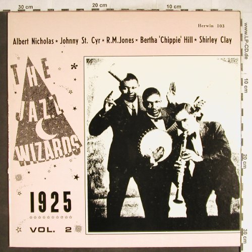 V.A.The Jazz Wizards 1925 Vol.2: Richard M.Jones, Starks Hot Five..., Herwin(H-103), US,vg+/vg,  - LP - H6590 - 5,00 Euro