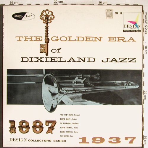 V.A.Golden Era Of Dixieland Jazz: Pee Wee Erwin,Buster Bailey..., Design Rec.(DLP 38), US, 1961 - LP - H6644 - 6,00 Euro
