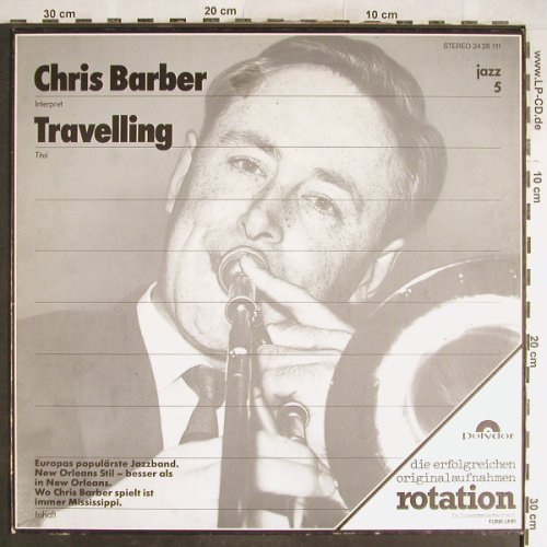 Barber,Chris: Travelling  (Jazz 5), Polystar(2428 111), D, Ri, 1967 - LP - H6695 - 5,00 Euro