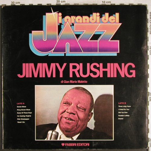 Rushing,Jimmy: IGrandi del Jazz, Foc, m-/vg+, Fabbri Editori(GdJ 28), I, 1970 - LP - H7265 - 5,50 Euro