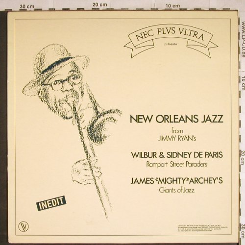 V.A.New OrleansJazz fr.Jimmy Ryan's: Wilbur&Sidney de Paris/J.Archey.., NecPlvs VL(502004), F, Ri, 1952 - LP - H8315 - 9,00 Euro
