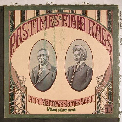 V.A.Pastime & Piano Rags: Artie Matthews,JamesScottbyW.Belcom, Nonesuch(NON 32 814), D, 1974 - LP - H8570 - 5,00 Euro