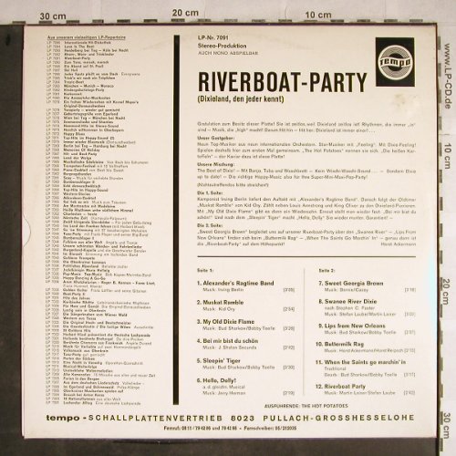 Hot Potatos: Riverboat Party, Tempo(7091), D,vg+/vg+,  - LP - H8623 - 6,00 Euro