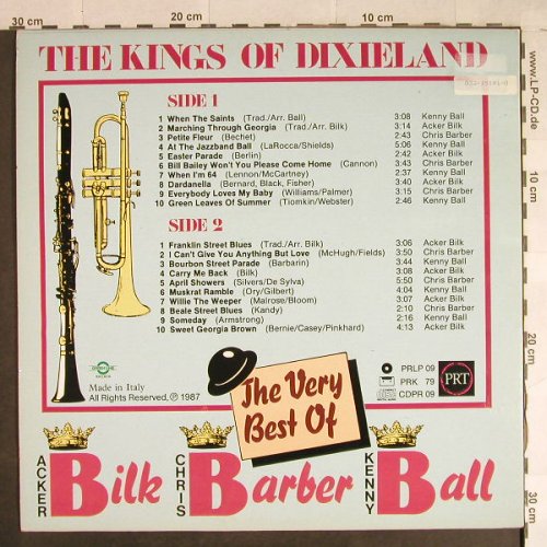 Kings Of Dixieland: Bilk Barber Ball - The Very Best of, PRT(PRLP 09), I, 1987 - LP - H941 - 5,00 Euro