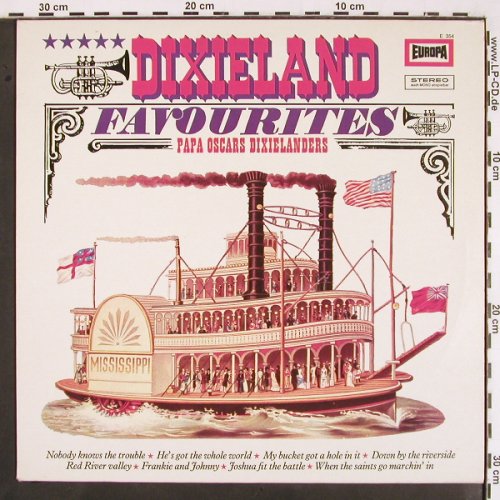 Papa Oscars Dixielanders: Dixieland Favourites, Europa (E 354), D Typ: LP Best.-Nr.: V2015 Preis: 6,00 Euro