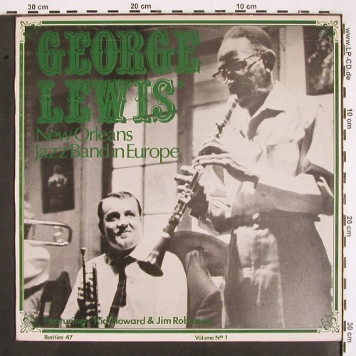 Lewis,George: New Orleans Jazz Band in Europe '59, Rarities (47), DK Typ: LP Best.-Nr.: V2090 Preis: 9,00 Euro