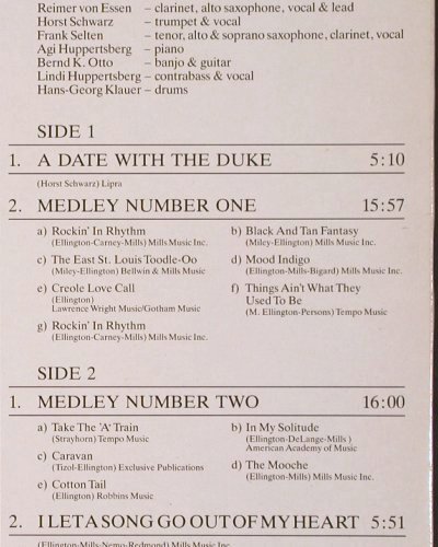 Barrelhouse Jazzband: plays Duke Ellington, LR (40026), D, 1989 Typ: LP Best.-Nr.: V2117 Preis: 6,00 Euro