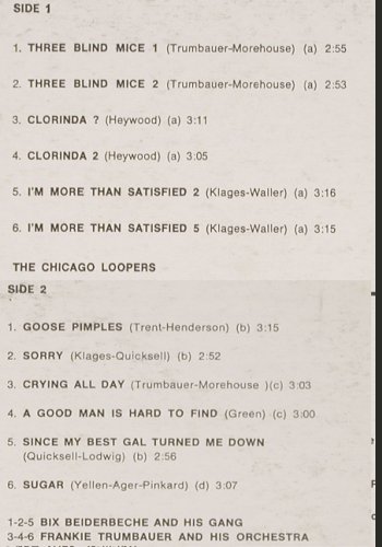 Beiderbecke,Bix: Bixology Vol. 8, Joker (SM 3562), I, 1973 Typ: LP Best.-Nr.: V2130 Preis: 7,50 Euro