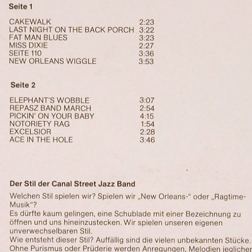 Canal Street Jazz Band: Rare Razz Matazz Jazz, Lamplight (LR 1017), D, 1982 Typ: LP Best.-Nr.: V2155 Preis: 6,00 Euro