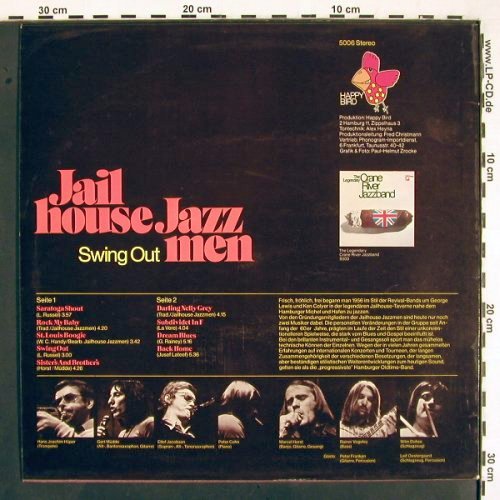 Jailhouse Jazzmen: Swing Out, m-/vg+, Happy Bird (5006), D, 1974 Typ: LP Best.-Nr.: V2196 Preis: 6,00 Euro