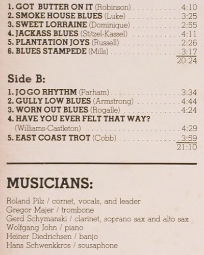 Jazz O-Maniacs: Have you ever felt that way?, Stomp Off (SOS 1046), US,vg+/m-, 1982 Typ: LP Best.-Nr.: V2210 Preis: 6,00 Euro