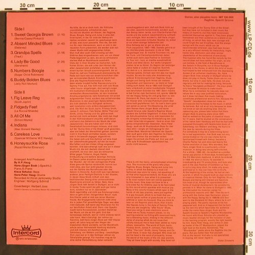 Ragtime Specht Groove: Same, Intercord (INT 130.005), D, 1973 Typ: LP Best.-Nr.: V2237 Preis: 6,00 Euro