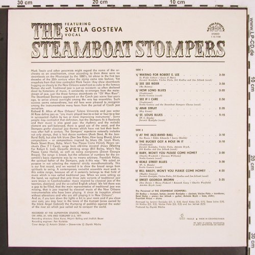 Steamboat Stompers: feat. Svetla Gosteva,mint kl. Welle, Supraphon (1 15 1100), CZ, 1971 Typ: LP Best.-Nr.: V2252 Preis: 5,00 Euro