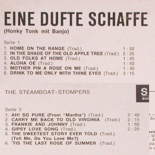 Steamboat Stompers: Eine dufte Schaffe, Perl Serie (PSLP 43), D, 1968 Typ: LP Best.-Nr.: V2253 Preis: 5,00 Euro