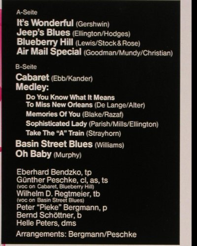 Six Sounds Jazzband: Same, signiert, Leuenhagen&Paris (2891 768), D, 1986 Typ: LP Best.-Nr.: V2258 Preis: 9,00 Euro