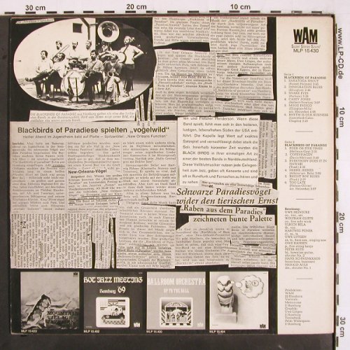 Blackbirds Of Paradise: Same, vg+/m-, WAM (MLP 15 430), D, 1972 Typ: LP Best.-Nr.: V3359 Preis: 7,50 Euro