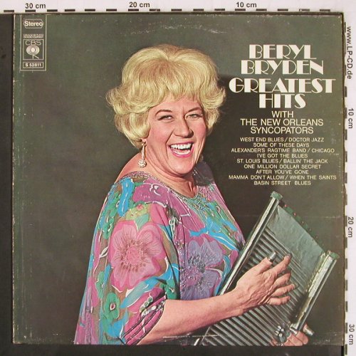 Bryden,Beryl  w. New Orleans Syncop: Greatest Hits, m-/vg+, CBS (S 52811), NL, 1970 Typ: LP Best.-Nr.: V3360 Preis: 5,00 Euro