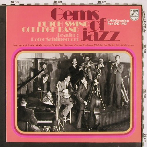 Dutch Swing College Band: Gems of Jazz, Mono (1949-1953), Philips (6410 006), NL, 1970 Typ: LP Best.-Nr.: V3423 Preis: 9,00 Euro