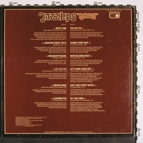 Jazz Lips: News, Foc, m /vg+, 7x sign., Metronome(MLP 15.529), D, 1975 - LP - V4143 - 7,50 Euro