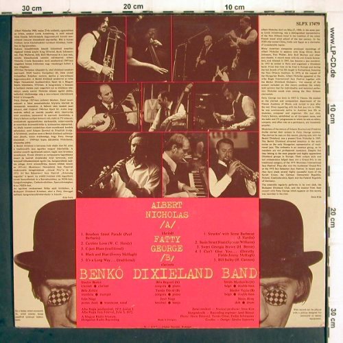 Benko Dixieland Band:&nbsp;Fatty George/Albert Nicholas (live), Pepita (SLPX 17479), H, 1975 Typ:&nbsp;LP Best.-Nr.:&nbsp;V432 Preis:&nbsp; 9,00 Euro