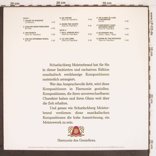 V.A.Moderne Meisterwerke Vol.3:&nbsp;Edition Scharlachberg Meisterbrand, Scharlachberg (EX 10027), D (Dixie) Typ:&nbsp;LP Best.-Nr.:&nbsp;V661 Preis:&nbsp; 6,00 Euro