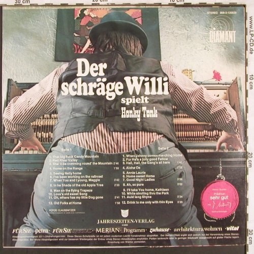 Der Schräge Willi: spielt Honky Tonk, Diamant(909-2-120029), D, 1973 - LP - X3358 - 4,00 Euro